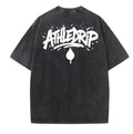 ATHLEDRIP Men's Casual Cotton T-Shirt - Breathable, Lightweight Short-Sleeve Top for Daily Wear Tshirt Streetwear
